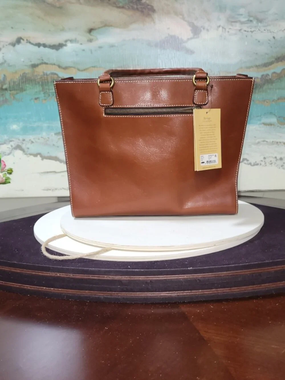 Patricia Nash Leather Zancona Tote - Heritage Collection [Item #HL04]